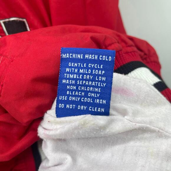 Vintage Nebraska Cornhuskers Starter Red Varsity Snap Button Jacket Autographed‎ - Picture 8 of 8